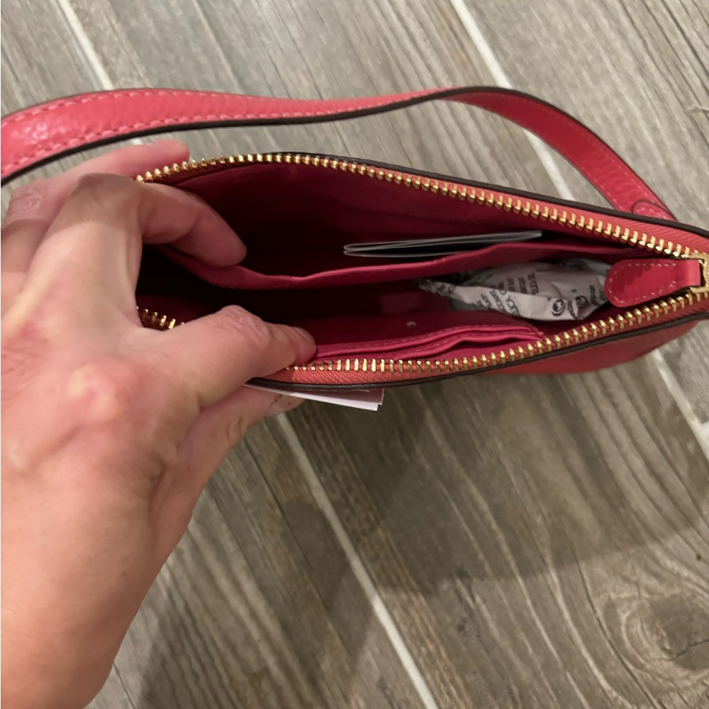 Coach Handbag Pink Wristlet - Picture 2 of 5